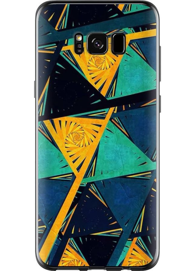 Силиконовый чехол 'Арт, абстракция, желтый, синий' для Endorphone Samsung Galaxy S8 (276311870)