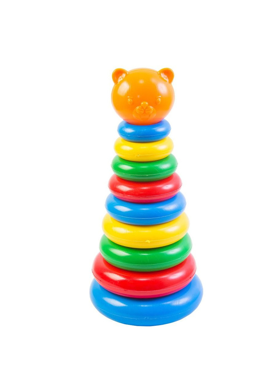Іграшка розвиваюча "Пірамідка" колір різнокольоровий 00-00033449 Tigres (259464533)