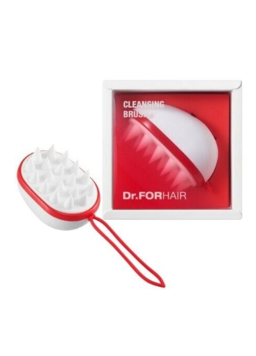 Силіконова масажна щітка для миття голови Cleansing Scalp Brush Dr.Forhair (268218795)