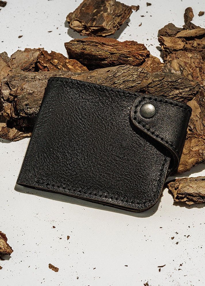 Чоловічий гаманець колір чорний ЦБ-00136301 No Brand (259422551)