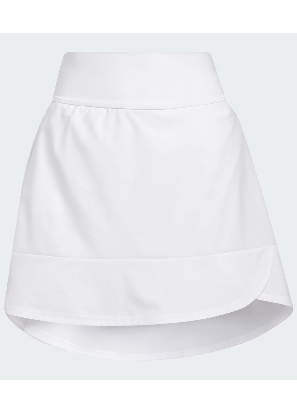 Белая однотонная юбка adidas