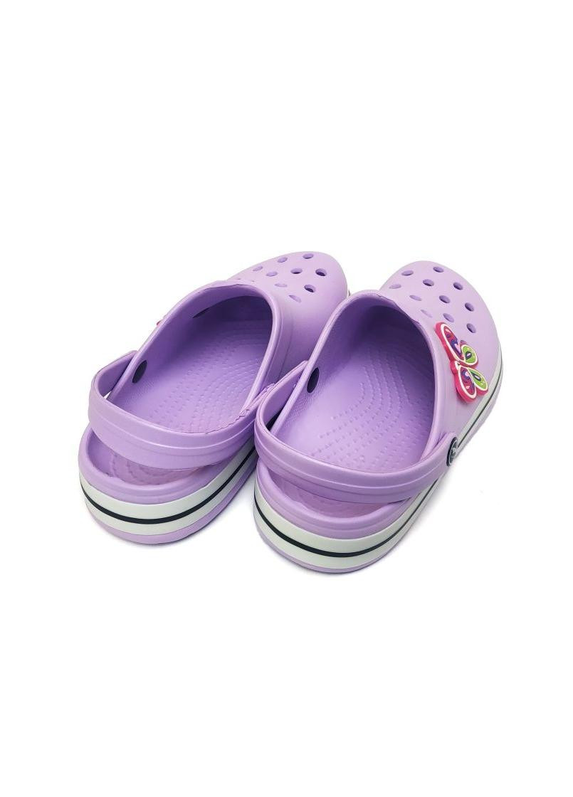 Кроксы детские для девочки фиолетовые сабо 3002-315 LuckLine (257108037)