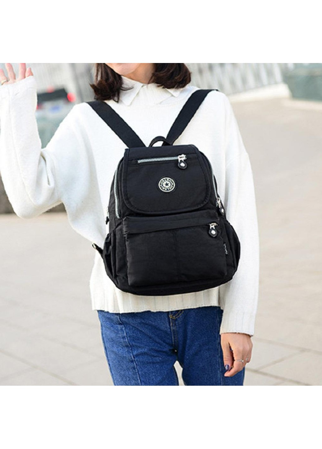 Текстильный женский рюкзак с клапаном WT-3606A Confident (277963056)