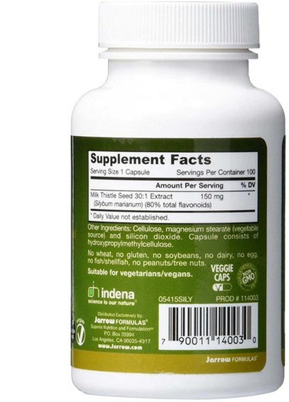 Milk Thistle 150 mg 200 Caps Jarrow Formulas (256722863)