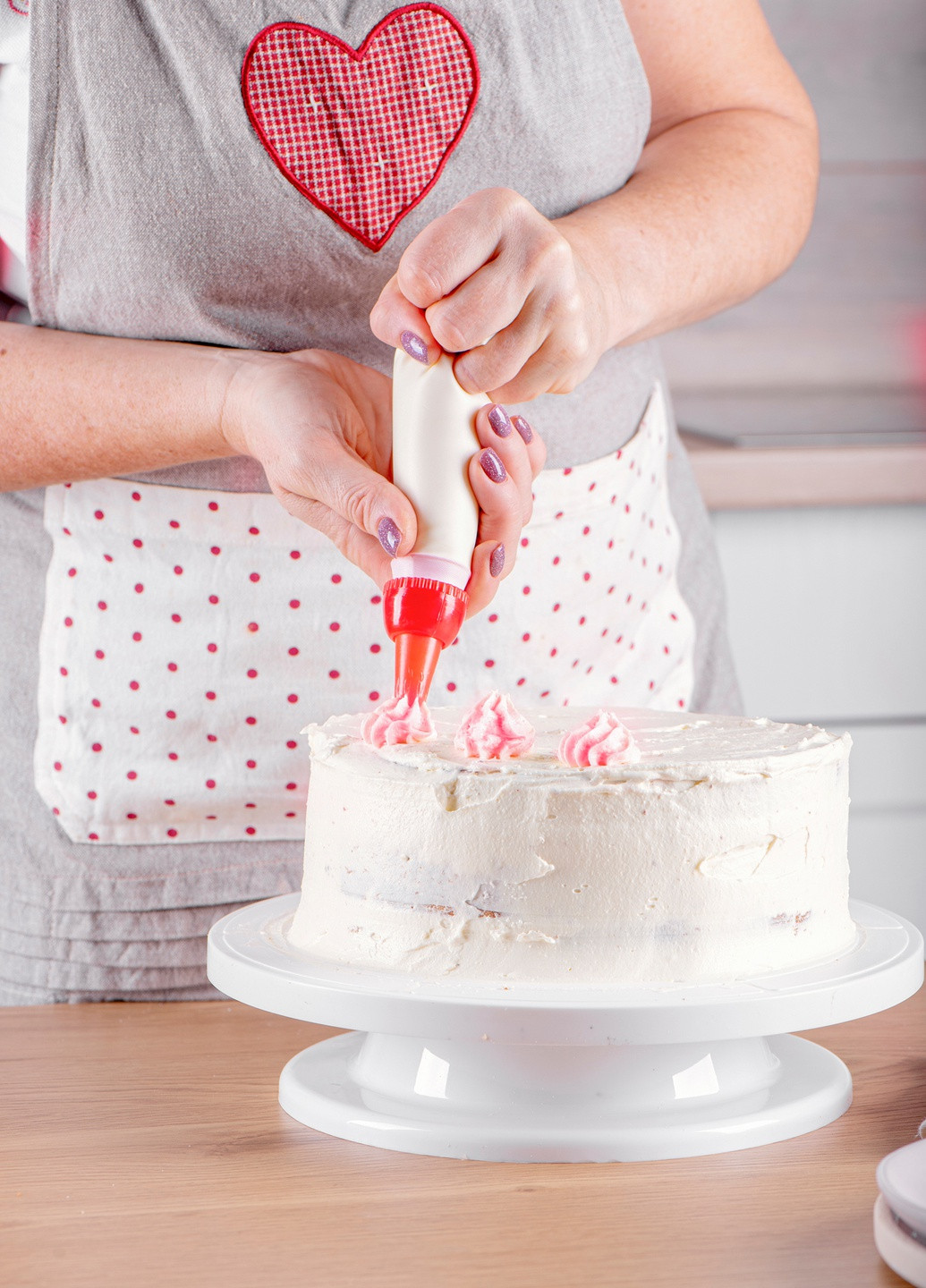 Поворотный стол стойка подставка для украшения торта 280 мм A-Plus (259569325)