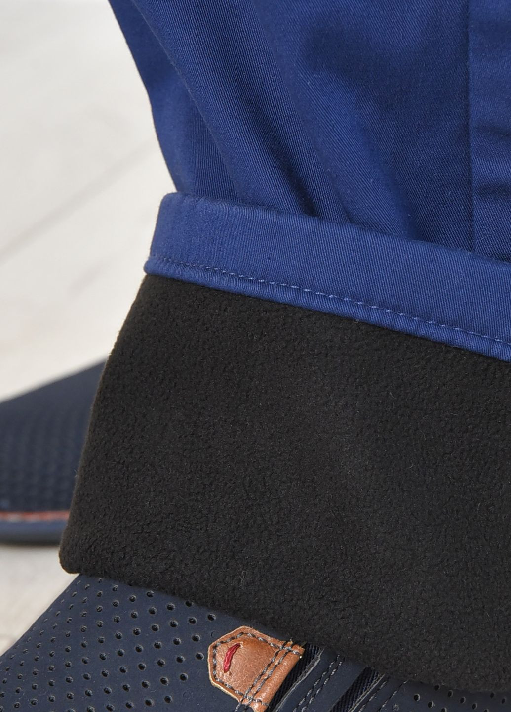 Штани чоловічі батальні на флісі темно-синього кольору розмір 38 Let's Shop (277151361)