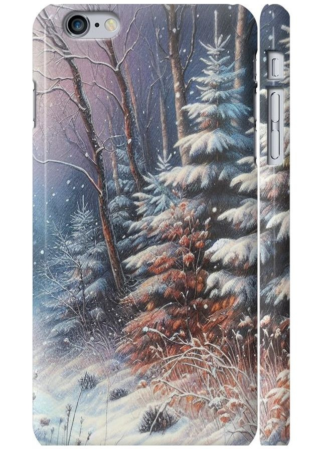 3D пластиковий матовий чохол 'Зимовий пейзаж' для Endorphone Apple iPhone 6 Plus (275467987)