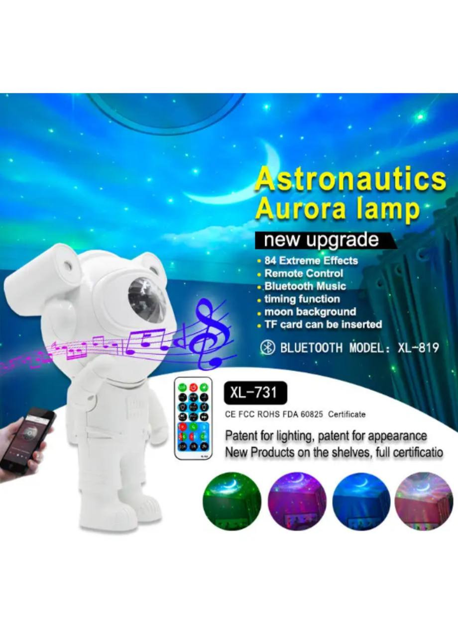 Нічник астронавт лазерний проектор зоряне небо з колонкою No Brand (275929752)