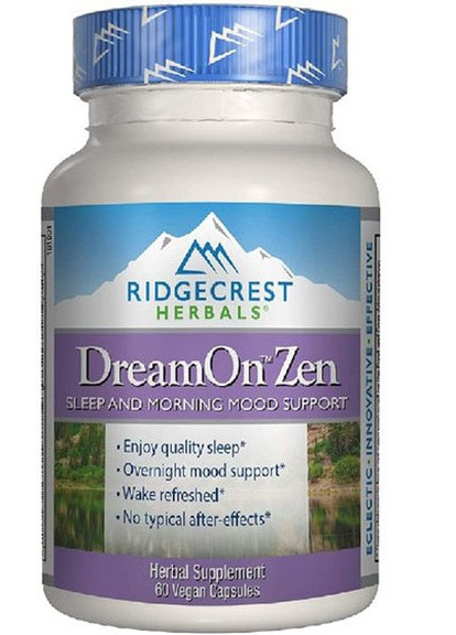 DreamOn Zen 60 Veg Caps RCH162 Ridgecrest Herbals (256720905)