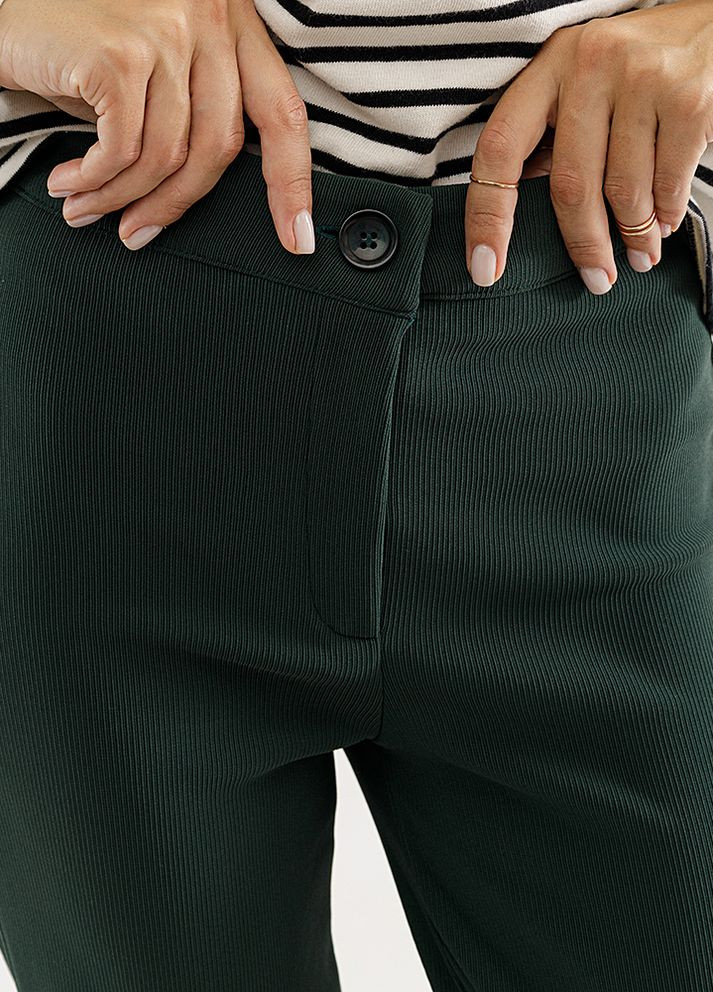 Жіночі штани колір зелений ЦБ-00229107 Busem (263587910)