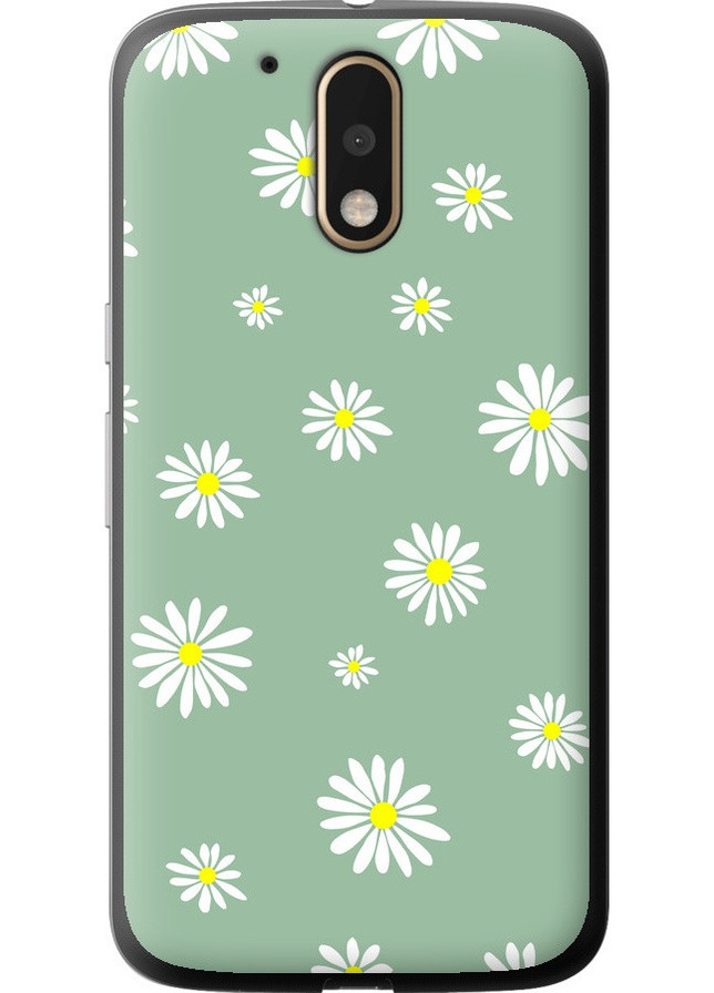 Силіконовий чохол 'Ромашки v4' для Endorphone Motorola MOTO G4 PLUS (258084463)