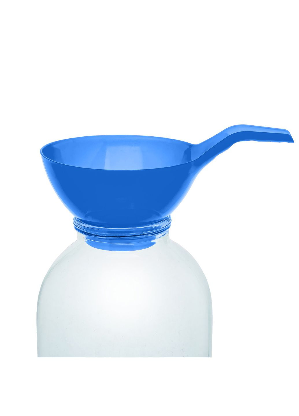 Воронка (лійка) Ø 14 см пластикова з широким горлом на банку синя Kitchette (274060217)