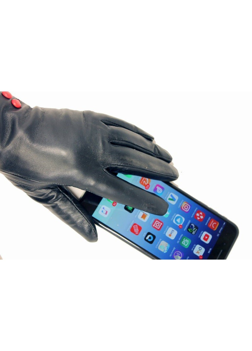 Женские кожаные сенсорные перчатки 703 S Shust Gloves (261486879)