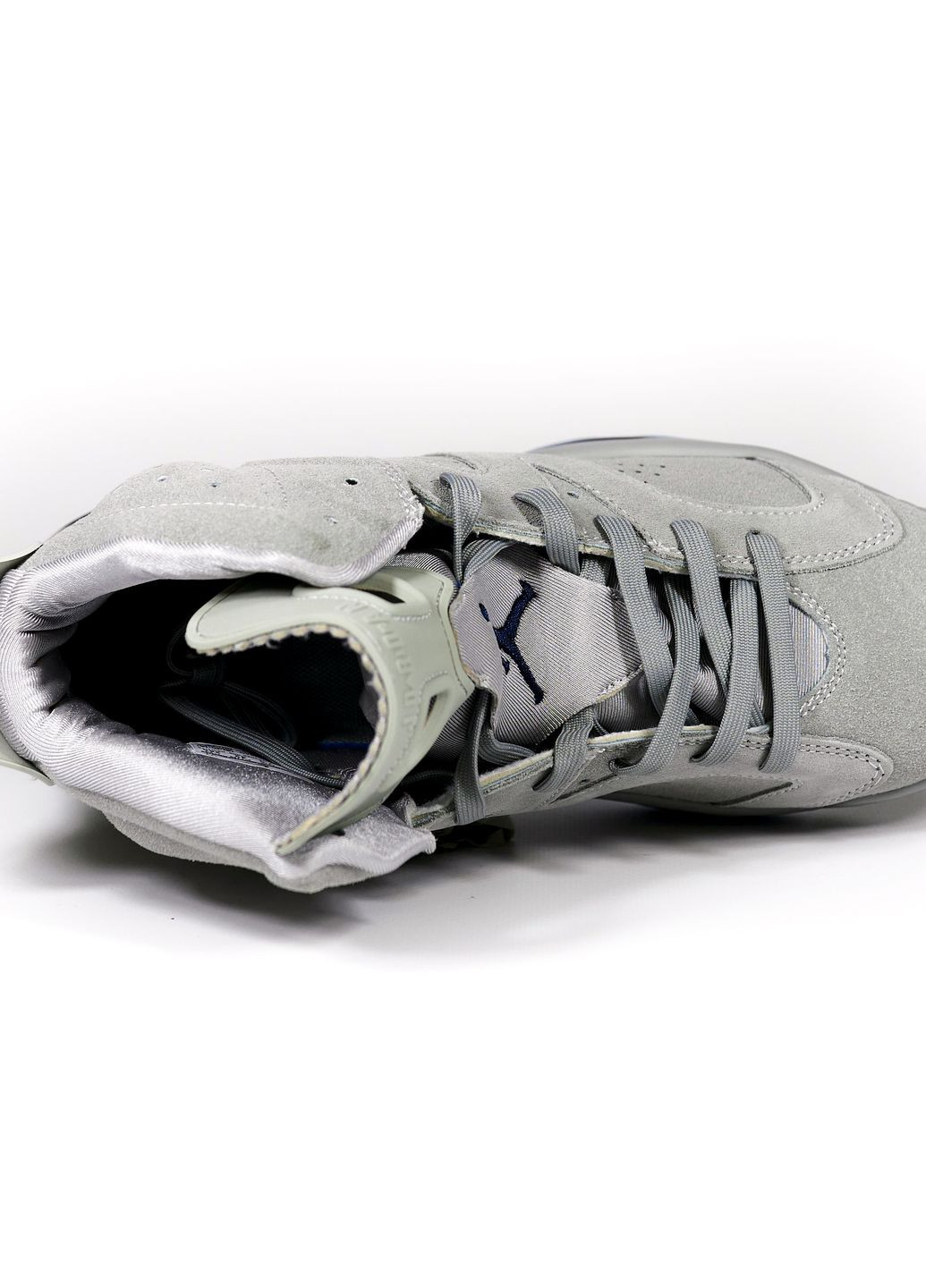 Серые демисезонные кроссовки мужские 6 retro georgetown, вьетнам Nike Air Jordan