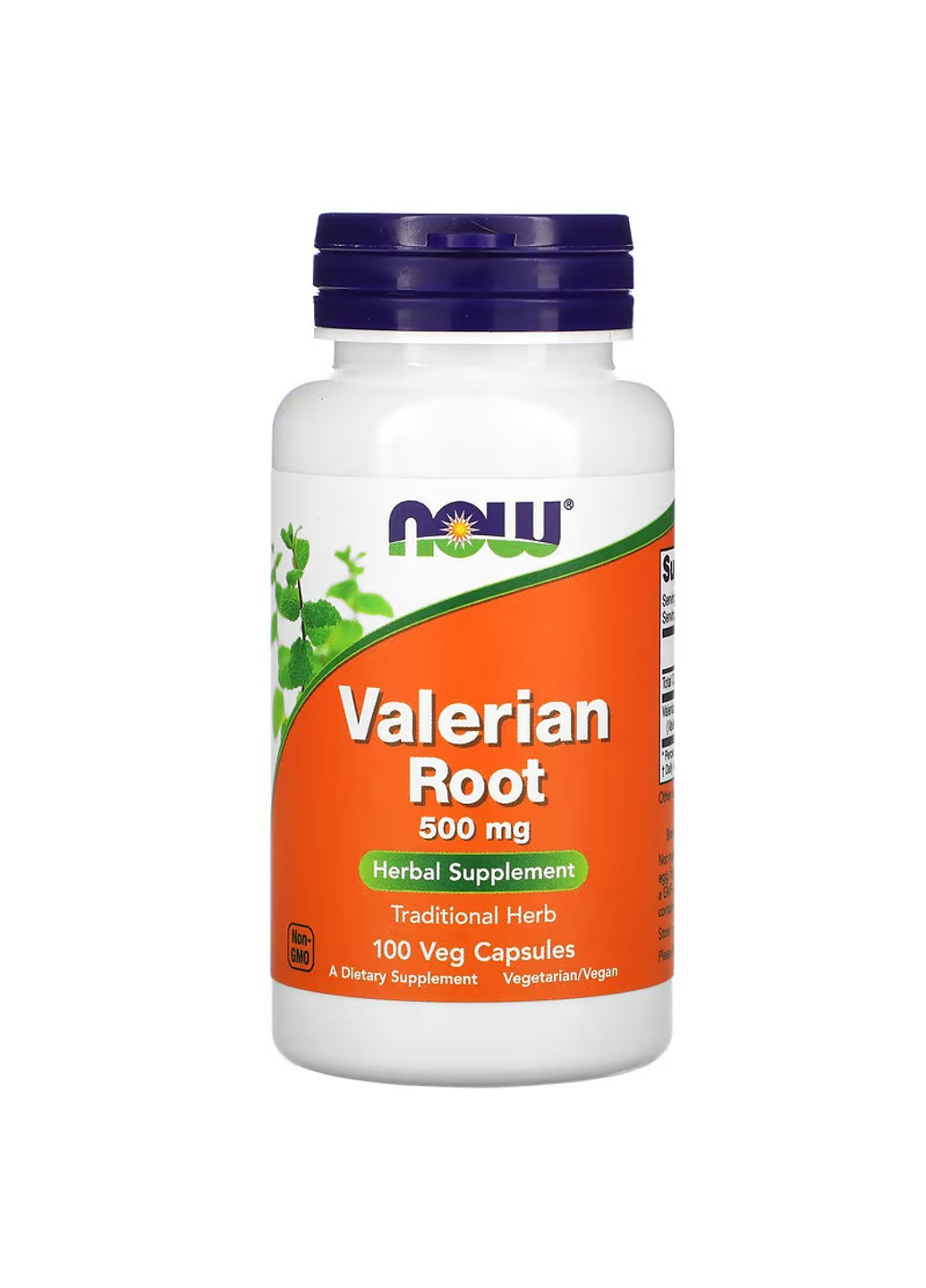 Корень Валерианы Valerian Root 500мг - 100 вег.капсул Now Foods (276191005)