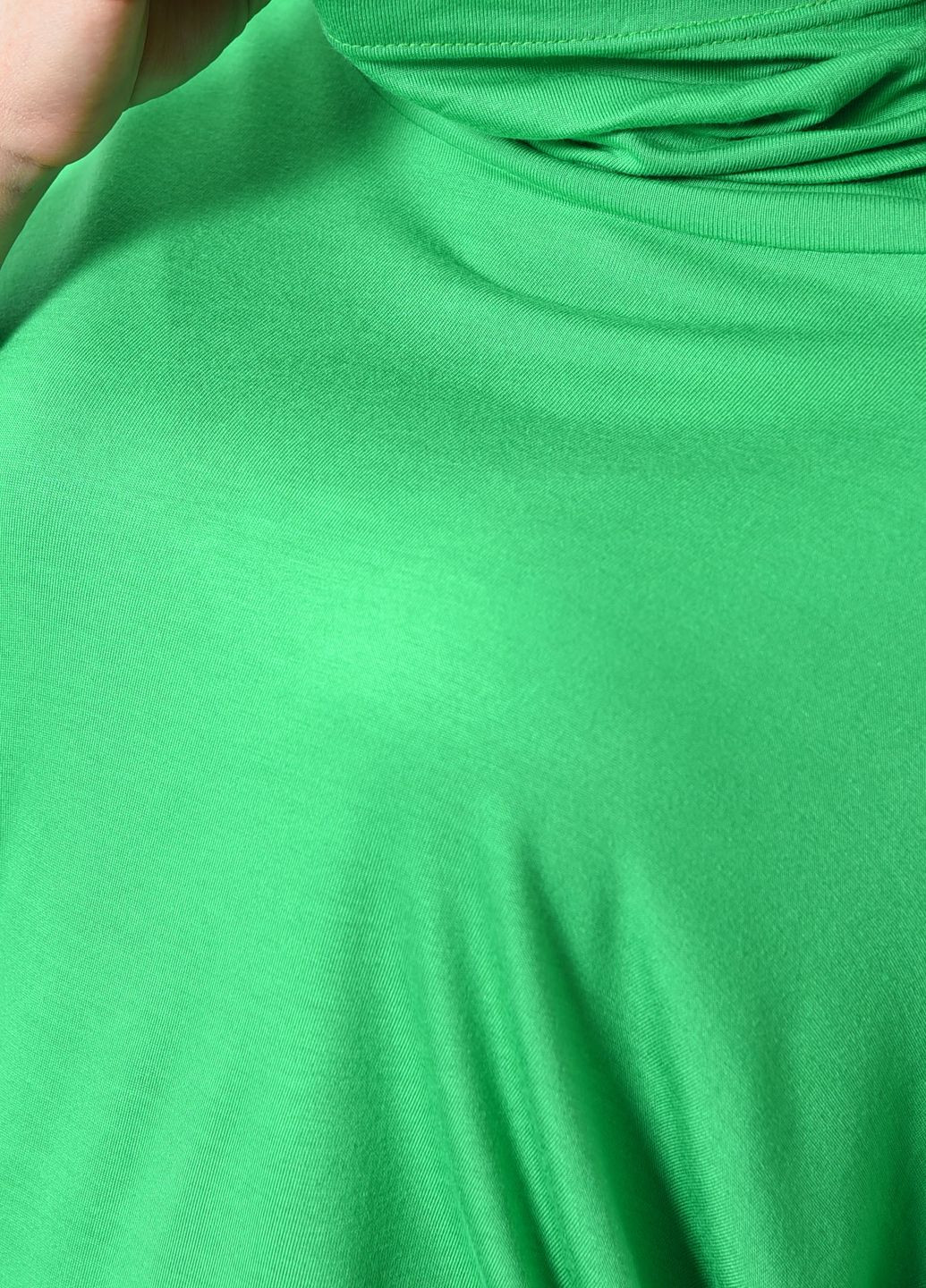 Туніка жіноча напівбатальна зеленого кольору Let's Shop (276774269)