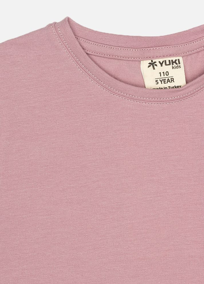 Сиреневая демисезонная футболка для девочки цвет сиреневый цб-00228168 Yuki