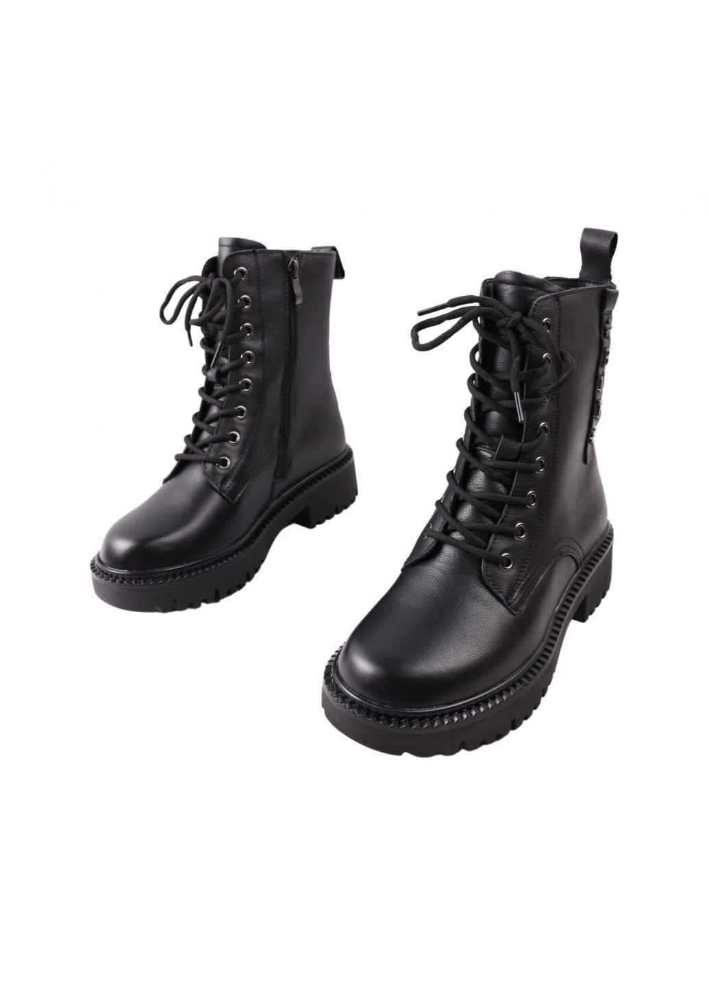 ботинки женские черные натуральная кожа Lifexpert