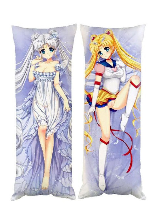 Дакімакура декоративна подушка для обіймання Сейлор Мун Sailor moon двостороння 60*180 No Brand (258987144)