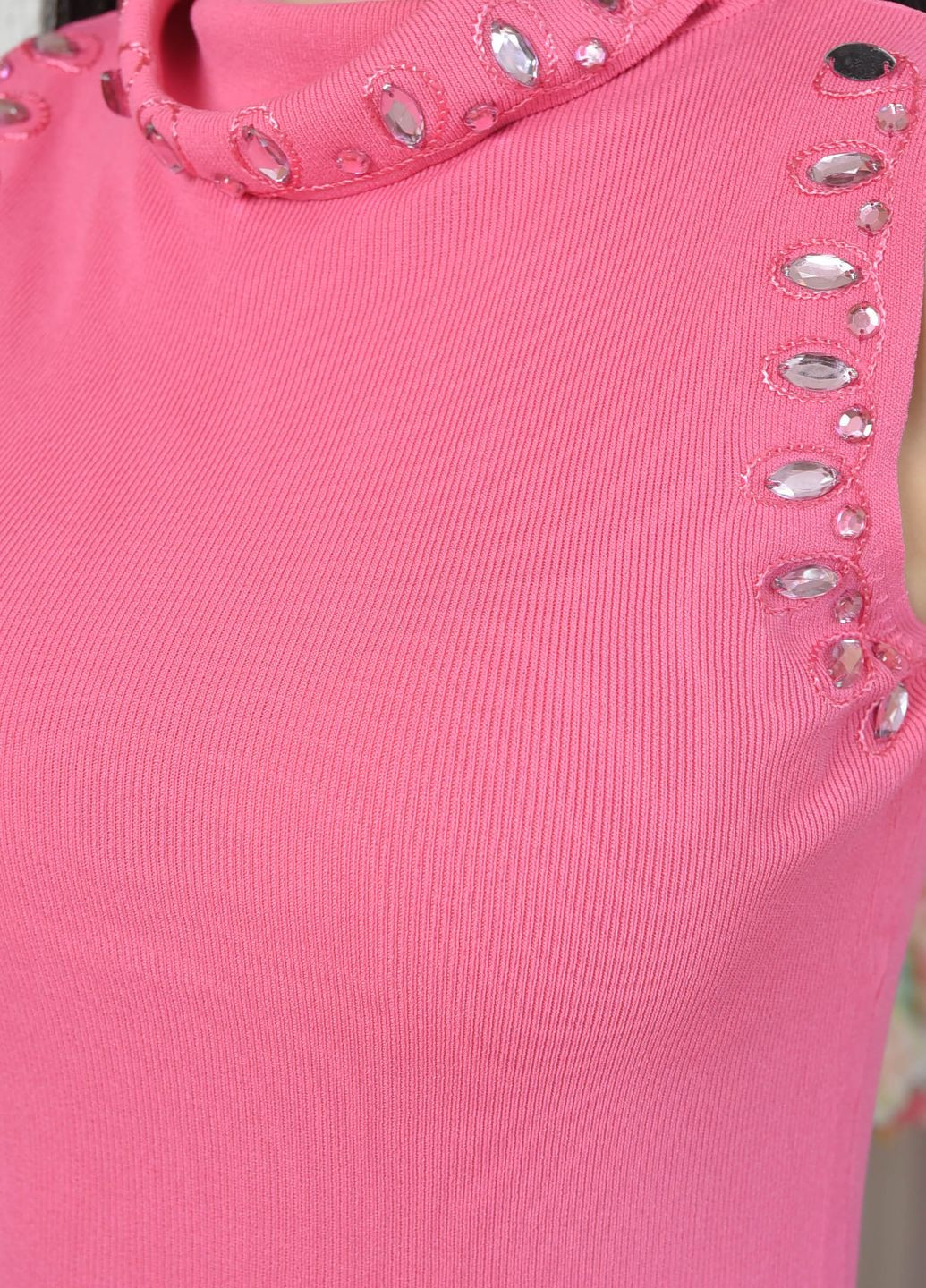 Гольф жіночий без рукавів рожевого кольору розмір 42-44 Let's Shop (262808307)
