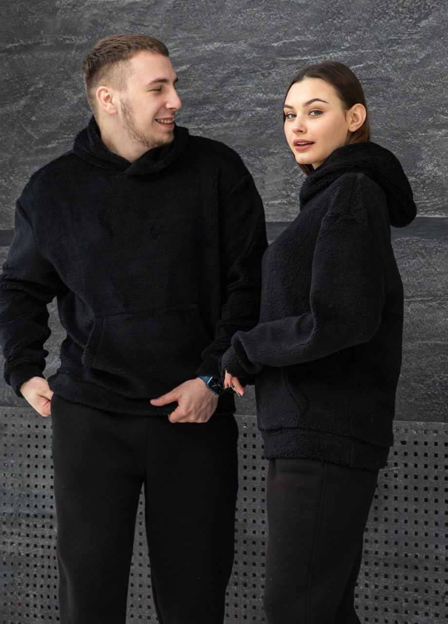 Худи оверсайз плюшевое унисекс No Brand худи оверсайз (264074585)