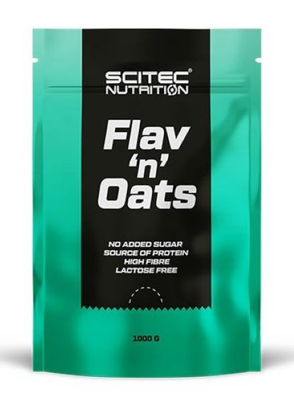 Овсяные хлопья Flav’n’Oats 1000g (Chocolate) Scitec Nutrition (262806927)