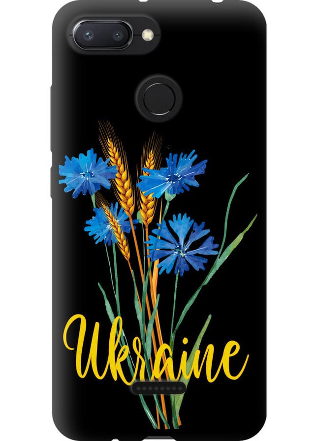 TPU чорний чохол 'Ukraine v2' для Endorphone Xiaomi Redmi 6 (257905909)