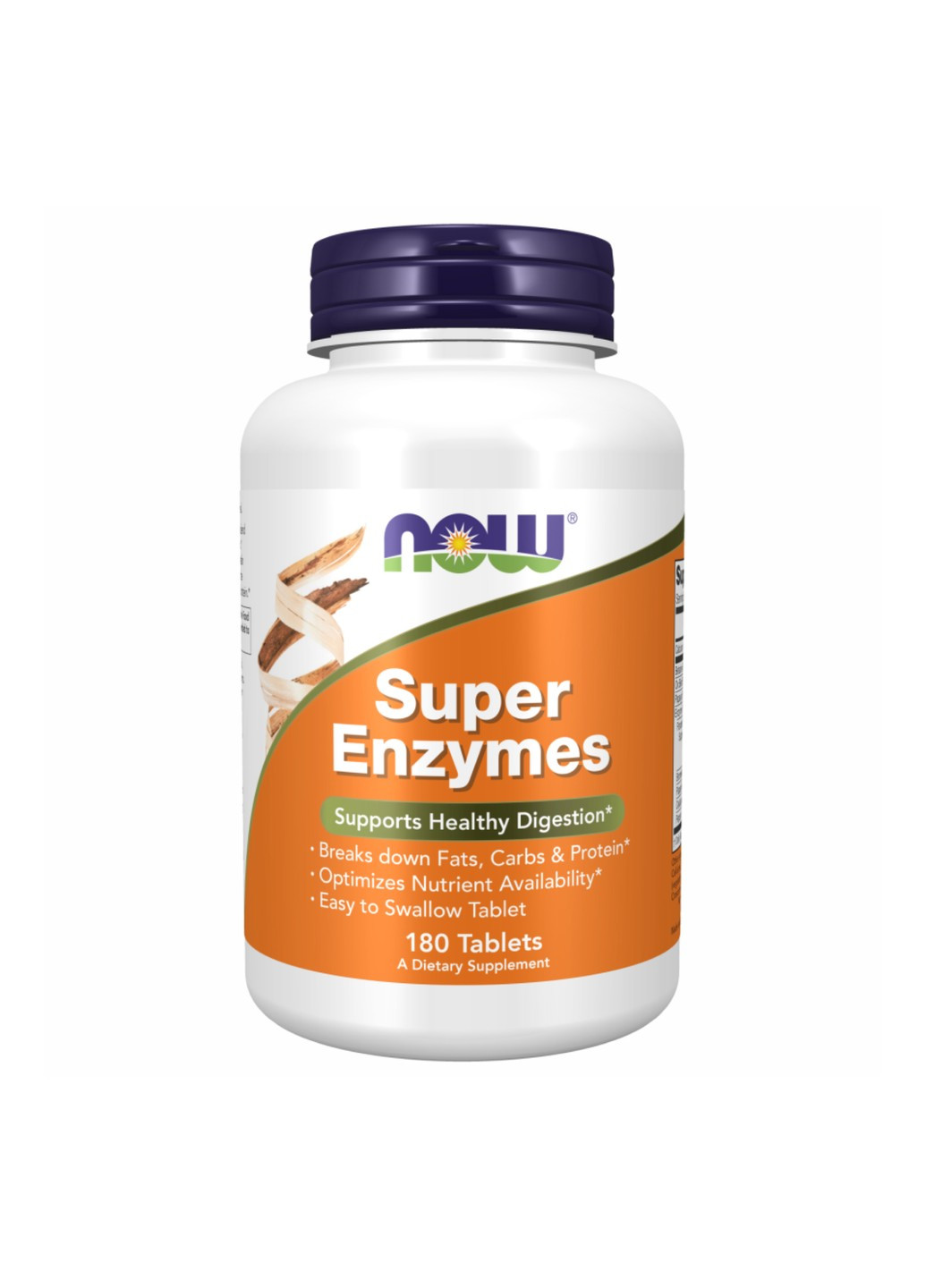 Суперферменты для Поддержания Пищеварения Super Enzymes - 180 капсул Now Foods (276002596)