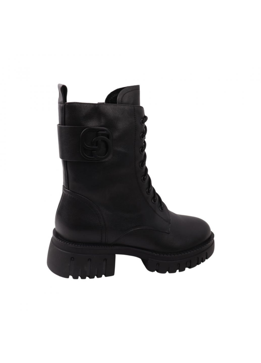 Черевики жіночі чорні натуральна шкіра Molka 182-22ZHC (257439413)