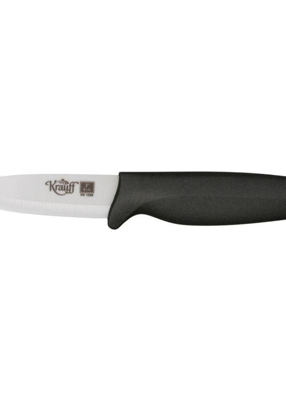 Нож для овощей 8 см черный керамика арт. 29-250-038 Krauff (265214773)