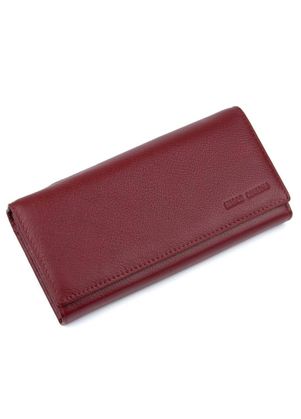 Оригінальний гаманець зі шкіри MC-1411A-7 (JZ6606) бордовий Marco Coverna (259752503)