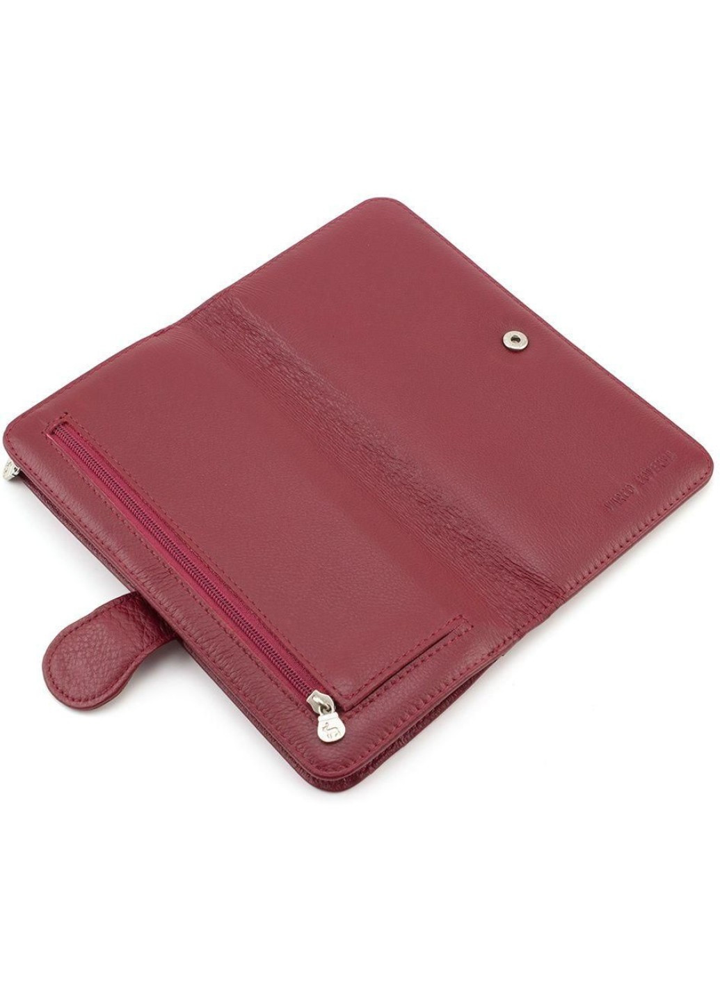 Практичний шкіряний гаманець жіночий MC-B031-950-4 (JZ6671) бордовий Marco Coverna (259752569)