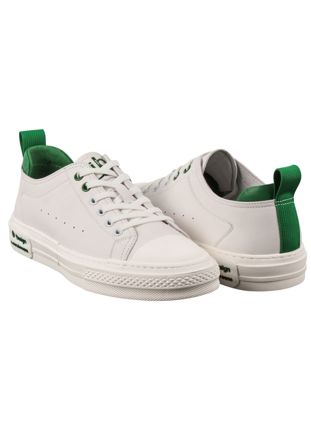 Белые демисезонные мужские кроссовки 198967 Fabio Moretti