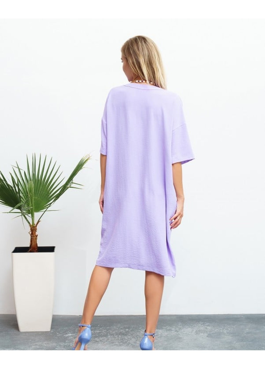 Фиолетовое повседневный платья 13465 сиреневый ISSA PLUS