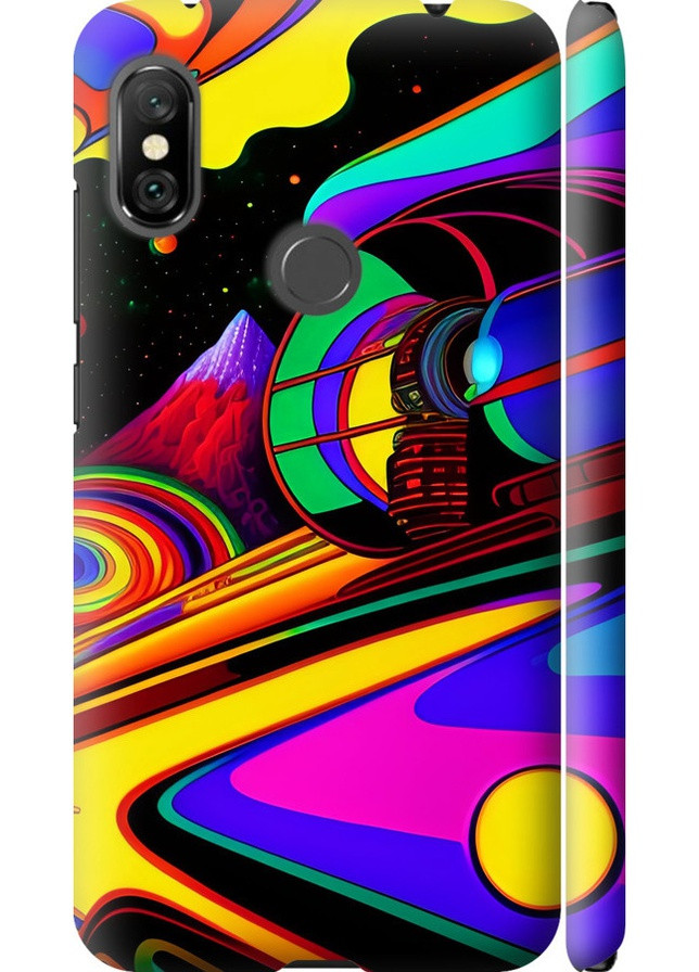 3D пластиковий матовий чохол '5621' для Endorphone Xiaomi Redmi Note 6 Pro (258217607)