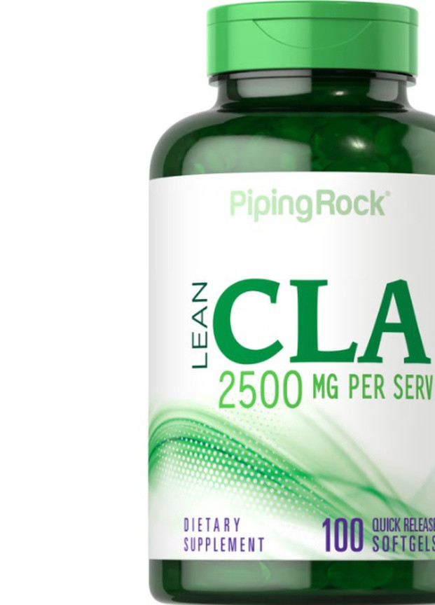 LEAN CLA (Safflower Oil Blend) 2500 mg 100 Softgels Piping Rock (256721251)