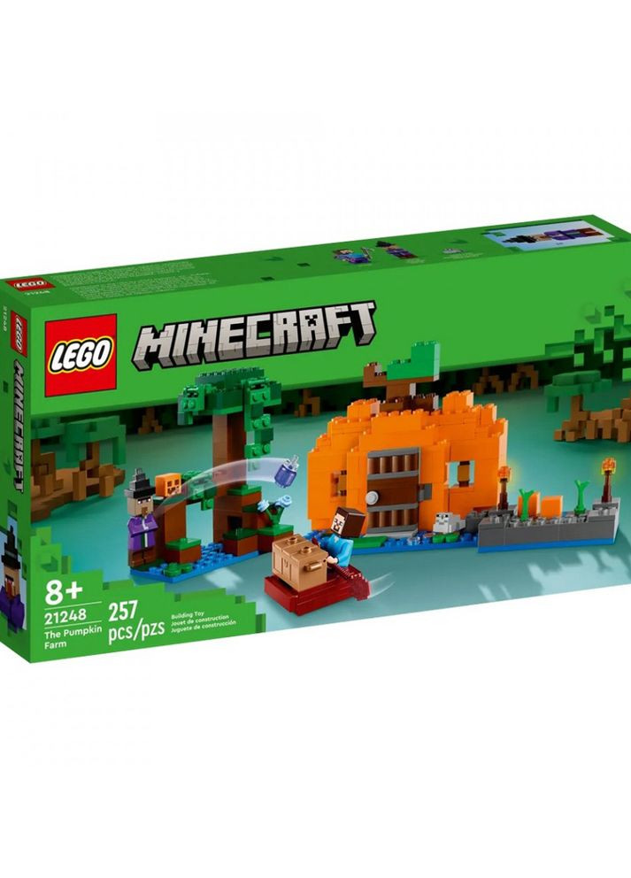 Конструктор Minecraft Гарбузова ферма колір різнокольоровий ЦБ-00230002 Lego (262290005)
