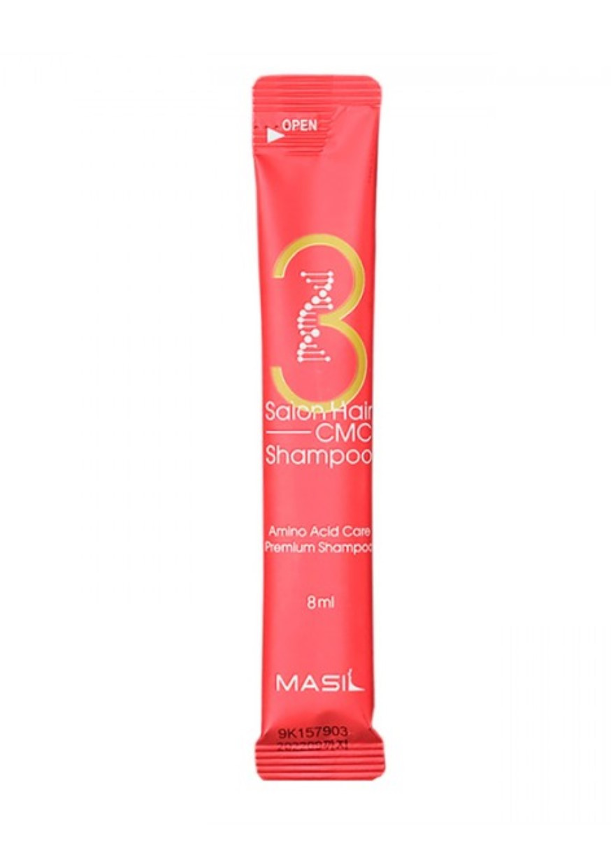 Відновлювальний шампунь з амінокислотами 3 Salon Hair CMC Shampoo 8 мл MASIL (267158924)