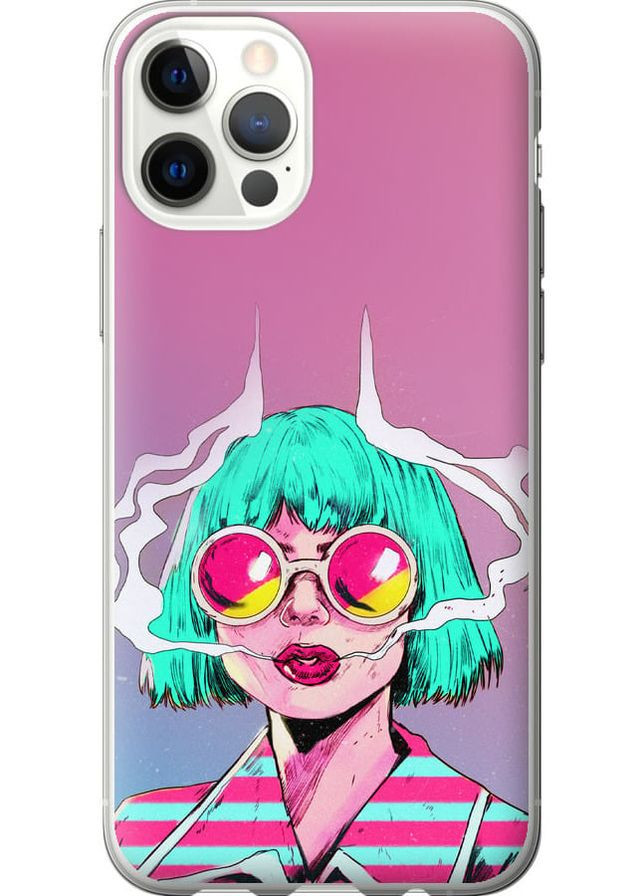 2D пластиковий чохол 'Поп арт дівчина' для Endorphone Apple iPhone 12 (276193377)