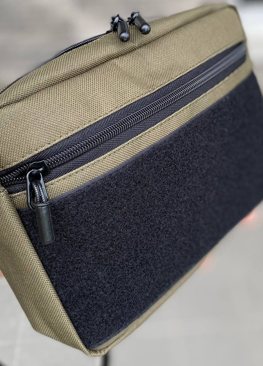 Поясна та нагрудна сумка бананка слінг хакі Cube Tactical No Brand (260947344)