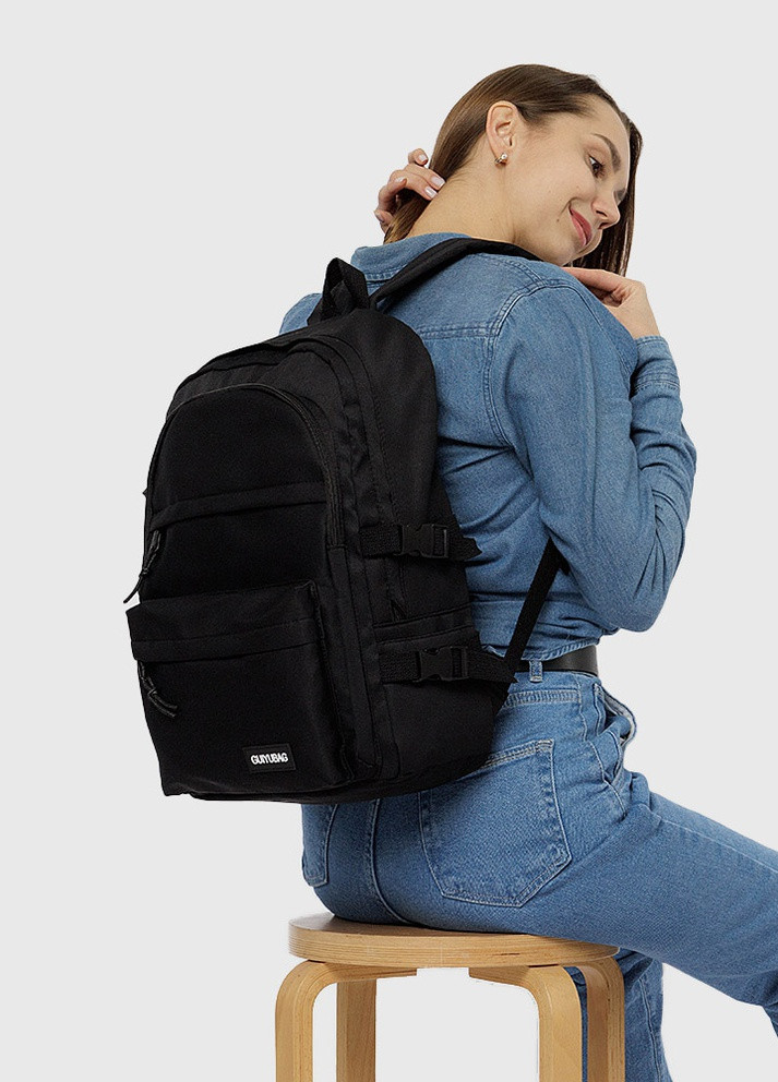 Женский спортивный рюкзак цвет черный ЦБ-00207044 No Brand (259465354)