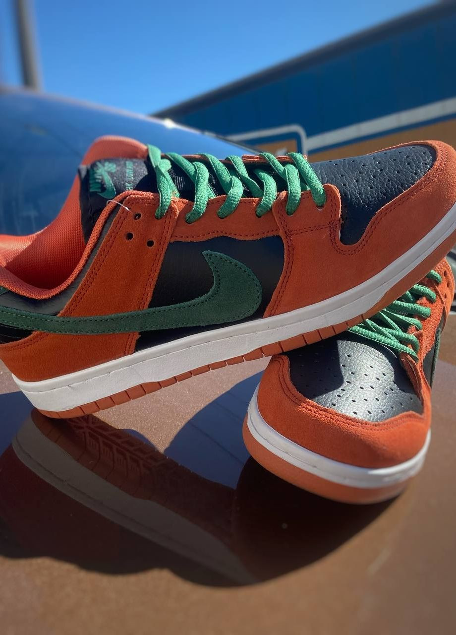 Помаранчеві Осінні кросівки репліка sb dunk ceramic Vakko