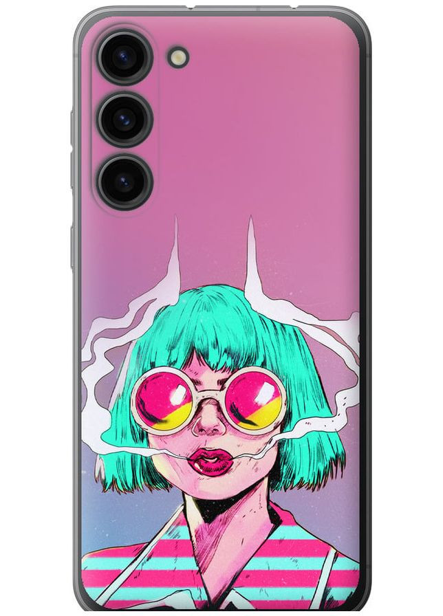 Силіконовий чохол 'Поп арт дівчина' для Endorphone Samsung Galaxy S23 Plus (276194321)