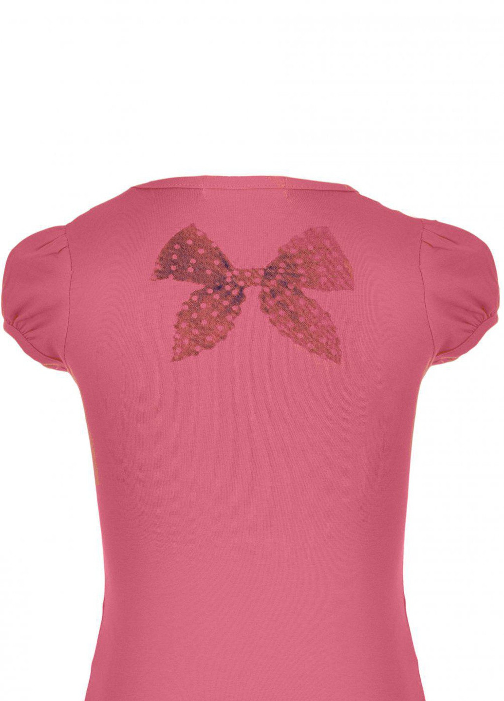 Рожева футболки футболка на дівчаток (075) Lemanta