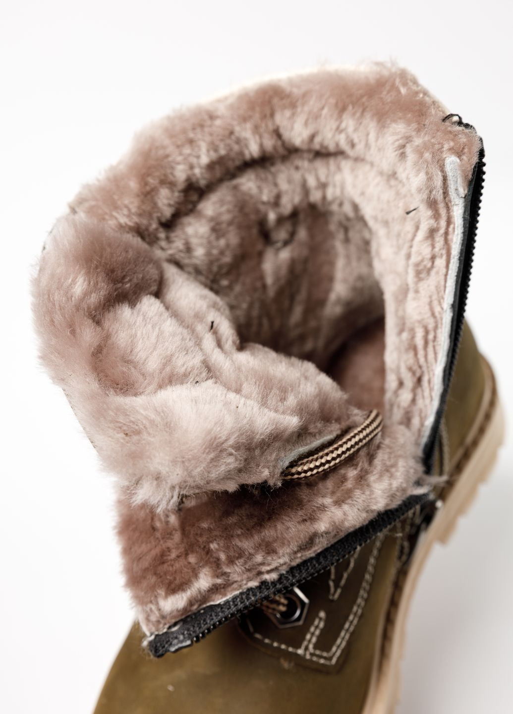Хаки повседневные зимние ботинки зимние из натуральной кожи на мальчика 9065 37 24,5см хаки 67862 Tutubi