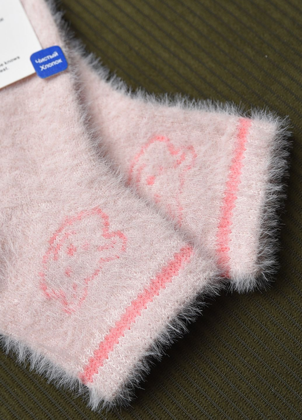 Носки детские для девочки норка светло-розового цвета Let's Shop (267723458)
