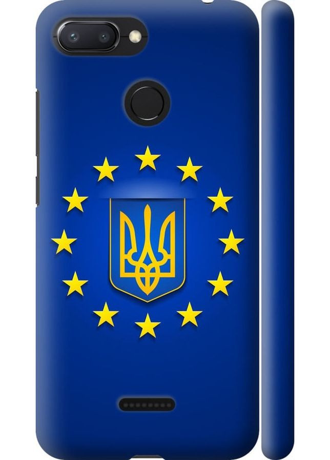 3D пластиковий матовий чохол 'Евросоюз 6' для Endorphone Xiaomi Redmi 6 (269362052)