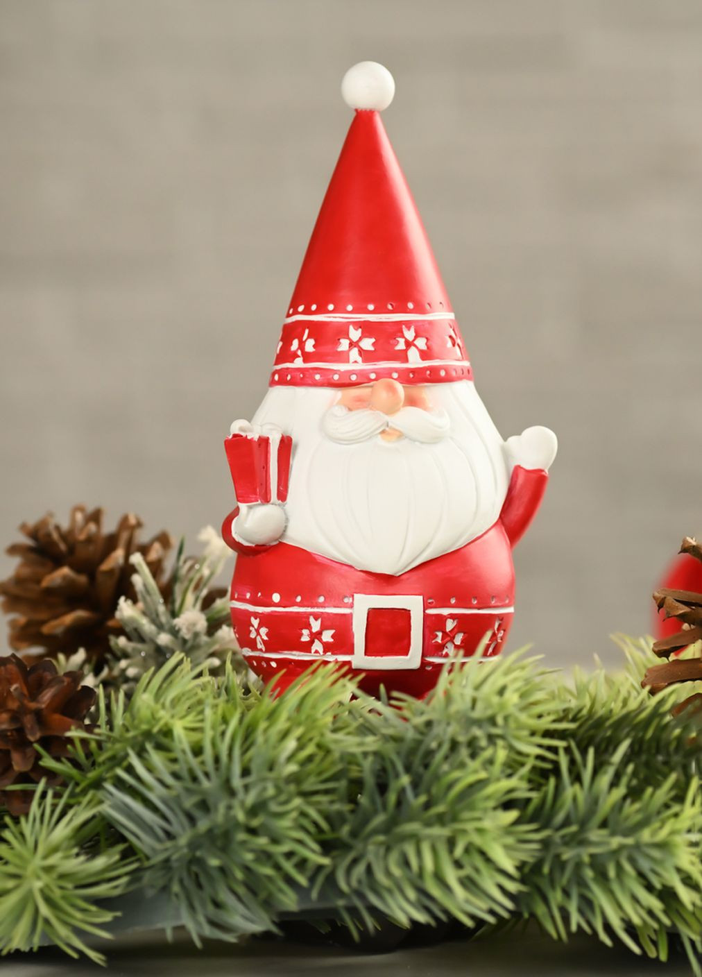 Статуэтка декоративная Санта, 11х20 см MVM (268373728)