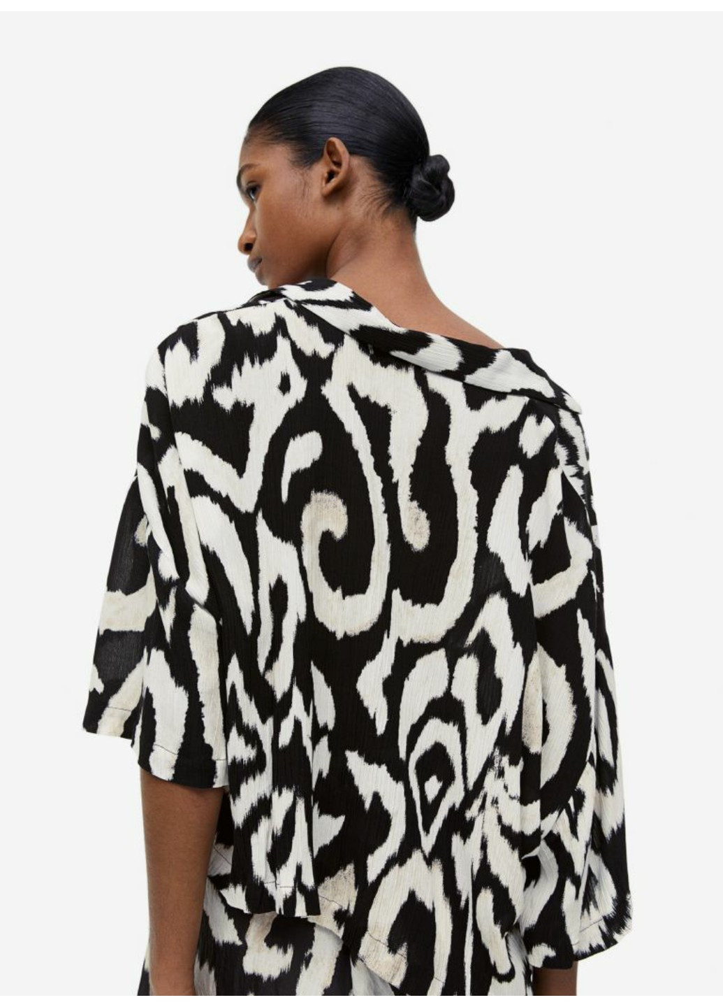 Черная повседневный рубашка H&M