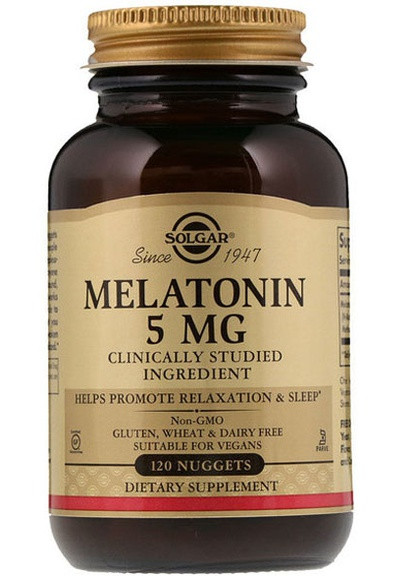 Melatonin 5 mg 120 Nuggets Solgar (256719117)